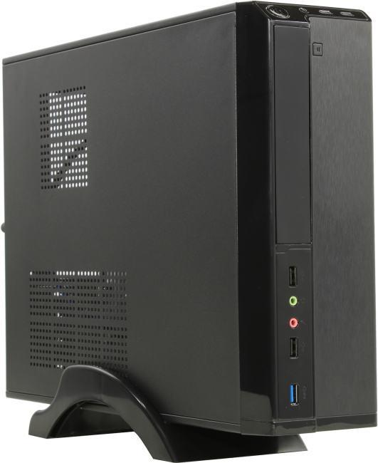 Exegate EX288781RUS Корпус Desktop ExeGate MI-207U-M350 (mini-ITX/mATX, БП M350 с вент. 8см, 2*USB+1*USB3.0, - фото 1 - id-p203914546