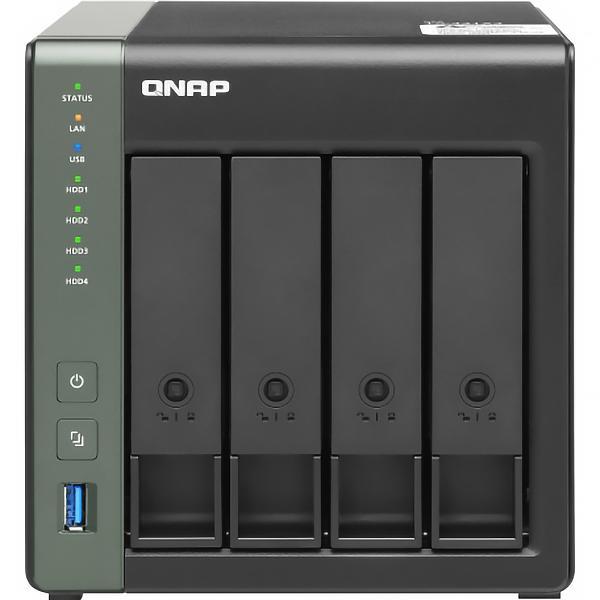 Сетевое хранилище без дисков QNAP. SMB QNAP TS-431X3-4G NAS 4 HDD trays. Alpine AL314, 4-core, 1.7GHz, 4 GB - фото 1 - id-p203917598