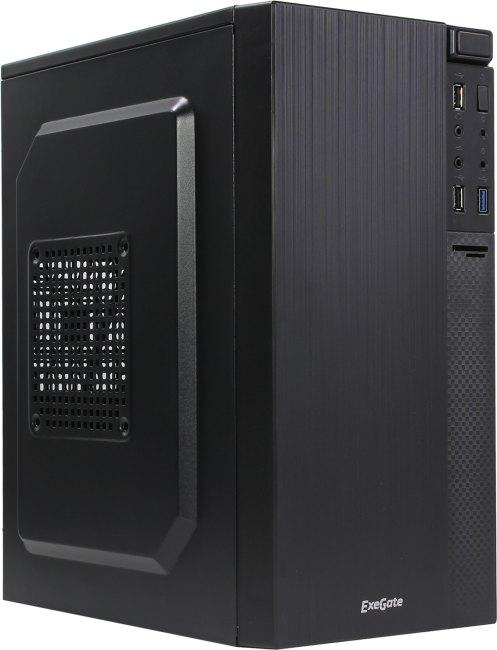 Exegate EX277804RUS Корпус Minitower BAA-104U Black, mATX, AAA350, 80mm, 2*USB+1*USB3.0, Audio - фото 1 - id-p204152869