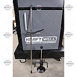 Стенд сход-развал 3D двухкамерный с кабинетом и стальной стойкой KraftWell, фото 5