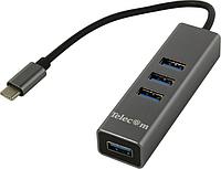 Разветвитель Telecom TA310C USB3.0 Hub 4 port подкл. USB-C