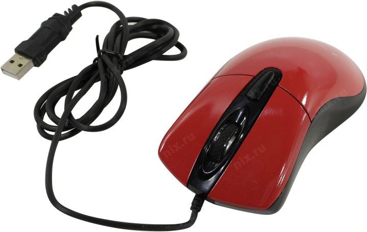 Манипулятор Gembird Optical Mouse MOP-415-R (RTL) USB 4btn+Roll - фото 1 - id-p204477633