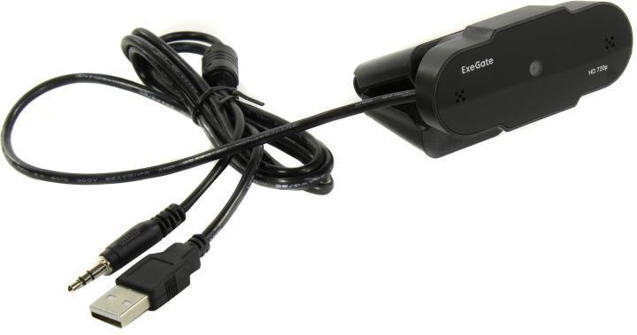 Видеокамера ExeGate BlackView C525 HD EX287385RUS (USB2.0 1280x720 микрофон) - фото 1 - id-p212701987