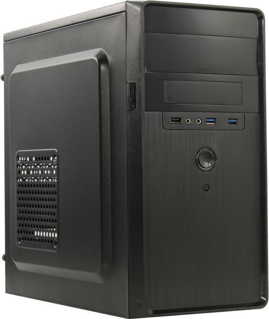 Exegate EX286429RUS Корпус Minitower ExeGate BA-309U2 (mATX, без БП, 1*USB+2*USB3.0, HD аудио, черный) - фото 1 - id-p203914715