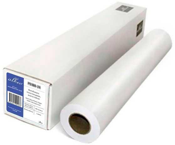 Бумага Albeo InkJet Paper, универсальная, втулка 50,8мм, белизна 146%, 0,914 х 45,7м, 80 г/кв.м, Мультипак - фото 1 - id-p212705395