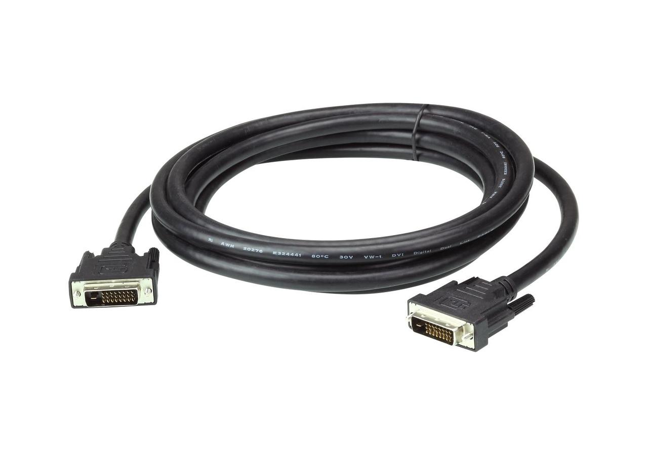 Кабель ATEN 2L-7D03DD 3M Dual-link DVI Cable - фото 1 - id-p203909213