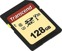 Карта памяти Transcend TS128GSDC500S SDXC Memory Card 128Gb UHS-I U3 V30