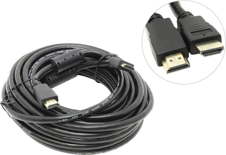 5bites APC-014-100 Кабель HDMI to HDMI (19M -19M) 10м 2 фильтра ver1.4 - фото 1 - id-p212700576