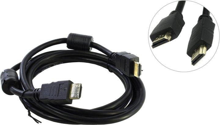 5bites APC-014-020 Кабель HDMI to HDMI (19M -19M) 2м 2 фильтра ver1.4 - фото 1 - id-p212700579
