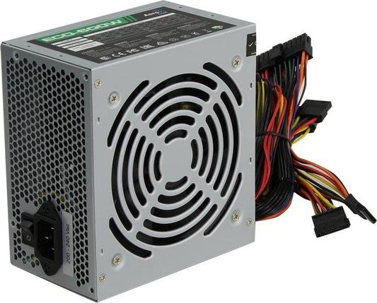 Блок питания Aerocool ECO-600W (RTL) 600W ATX (24+2x4+6/8пин), фото 2