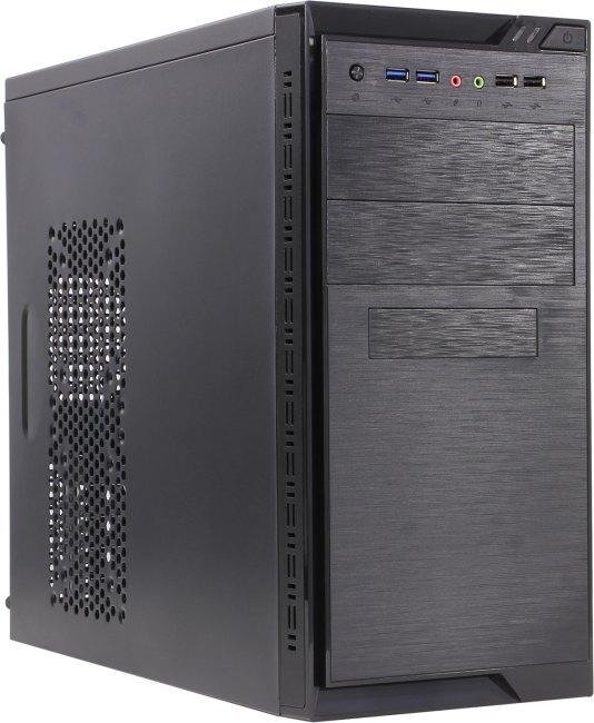 Корпус Minitower ExeGate MA-372UX-UN500 (mATX, БП UN500 с вент. 12см, 2*USB+2*USB3.0, аудио, черный) - фото 1 - id-p212713810