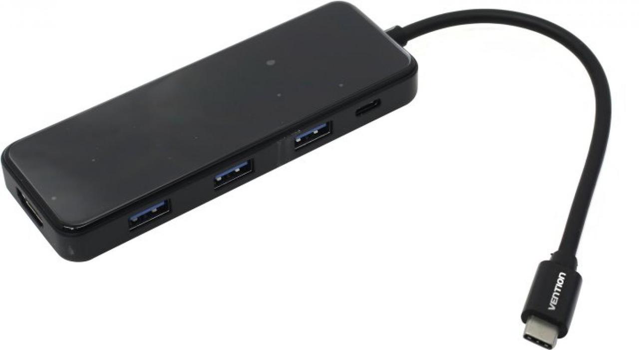 Мультифункциональный хаб Vention USB-C HDMI v2.0/3xUSB 3.0 OTG/PD - фото 1 - id-p203914879