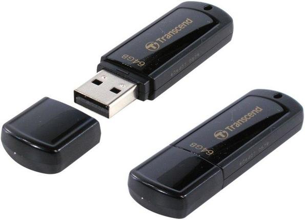 Transcend USB Drive 64Gb JetFlash 350 TS64GJF350 {USB 2.0}, фото 2