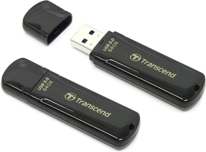 Transcend USB Drive 64Gb JetFlash 700 TS64GJF700 {USB 3.0} - фото 1 - id-p203918001