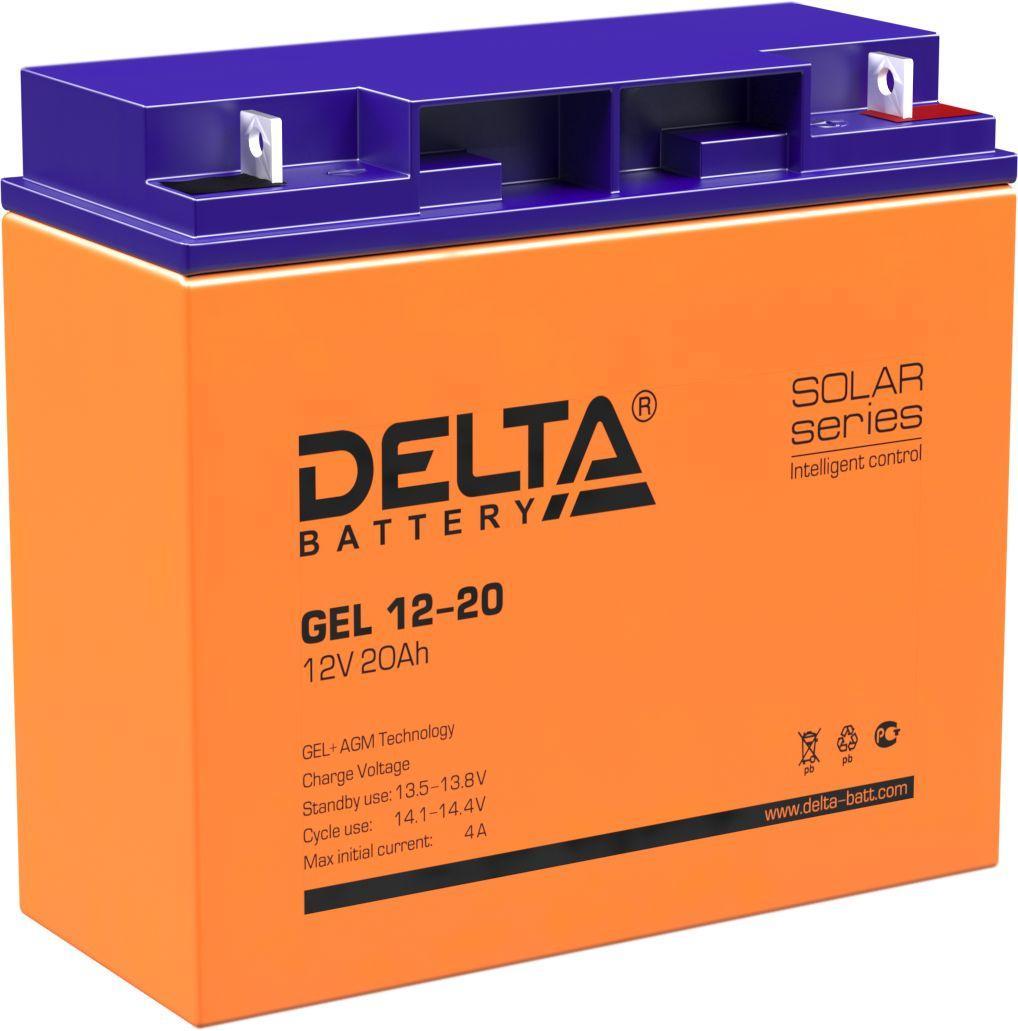 Аккумулятор для ИБП гелевый 12В/20Ач Delta GEL 12-20 срок службы 12 лет - фото 1 - id-p212720306