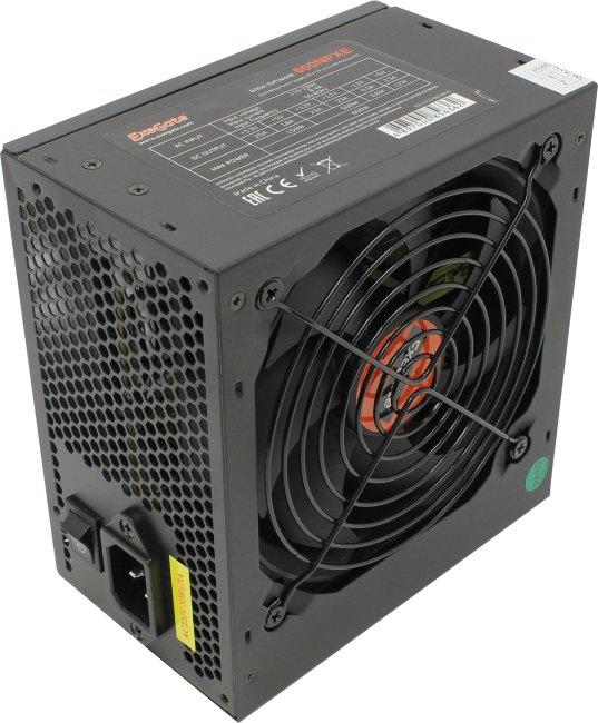 Exegate EX221639RUS Блок питания 600W ATX-600NPXE(+PFC), black, 12cm fan, 24+(4+4)p, (6+2)p PCI-E, 3*SATA - фото 1 - id-p203914979