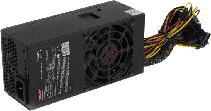 Exegate ES279023RUS Блок питания 300W Exegate Special TPS300, TFX, black, 8cm fan, 24p+4p, 2*SATA, 1*IDE, FDD - фото 1 - id-p203910915