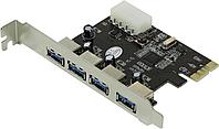 Контроллер Orient VA-3U4PE (RTL) PCI-Ex1 USB3.0 4 port-ext