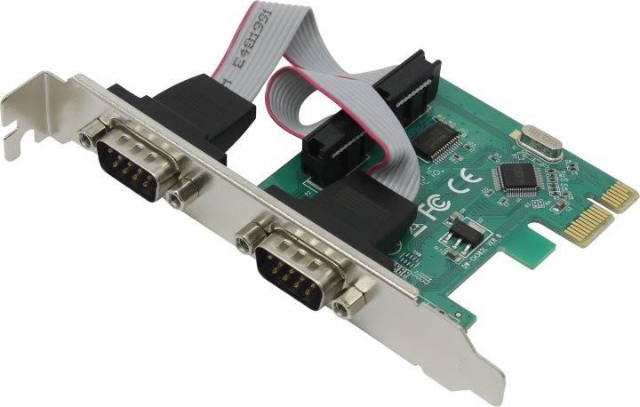 Контроллер Orient XWT-PE2S (OEM) PCI-Ex1 Multi I/O 2xCOM9M - фото 1 - id-p208460069