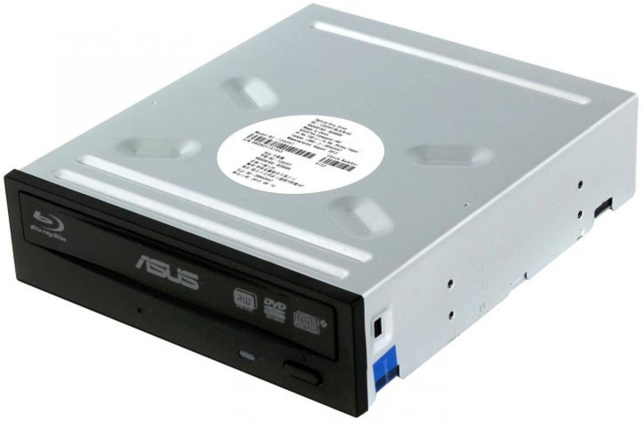 Привод BD-ROM&DVD RAM&DVD±R/RW&CDRW ASUS BC-12D2HT Black SATA (OEM) - фото 1 - id-p210227576