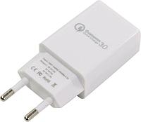 Cablexpert MP3A-PC-16 Зарядное устройство USB (Вх.AC100-240V Вых. DC5V/9V/12V 18W USB)