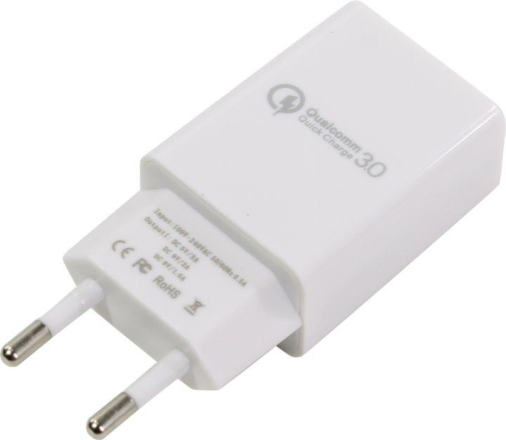 Cablexpert MP3A-PC-16 Зарядное устройство USB (Вх.AC100-240V Вых. DC5V/9V/12V 18W USB) - фото 1 - id-p212717615
