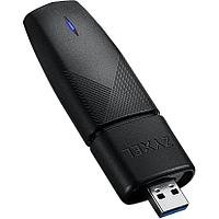 Двухдиапазонный Wi-Fi USB-адаптер Zyxel NWD7605, AX1800, 802.11a/b/g/n/ac/ax (600+1200 Мбит/с), USB3.0