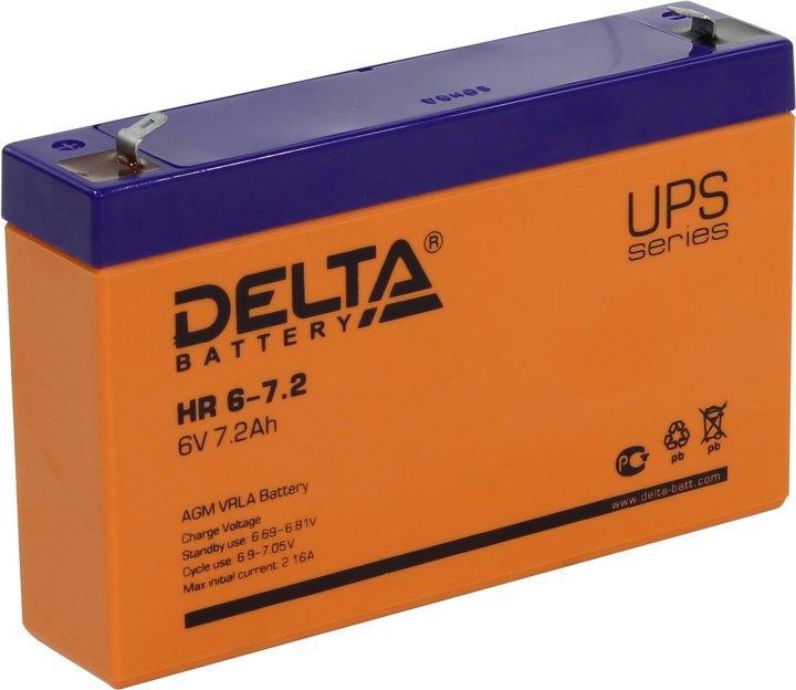 Аккумулятор Delta HR 6-7.2 (6V 7.2Ah) для UPS - фото 1 - id-p212720662