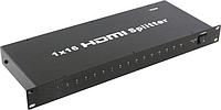Разветвитель VCOM DD4116 1U HDMI Splitter (1in - 16out) + б.п.