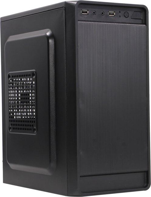 Exegate EX283124RUS Корпус Minitower ExeGate BAA-108 Black, mATX, AAA450, 80mm, 2*USB, Audio - фото 1 - id-p203912439