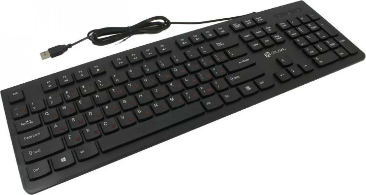 Клавиатура OKLICK Keyboard 505M Black USB 104КЛ 1196544 - фото 1 - id-p212712149