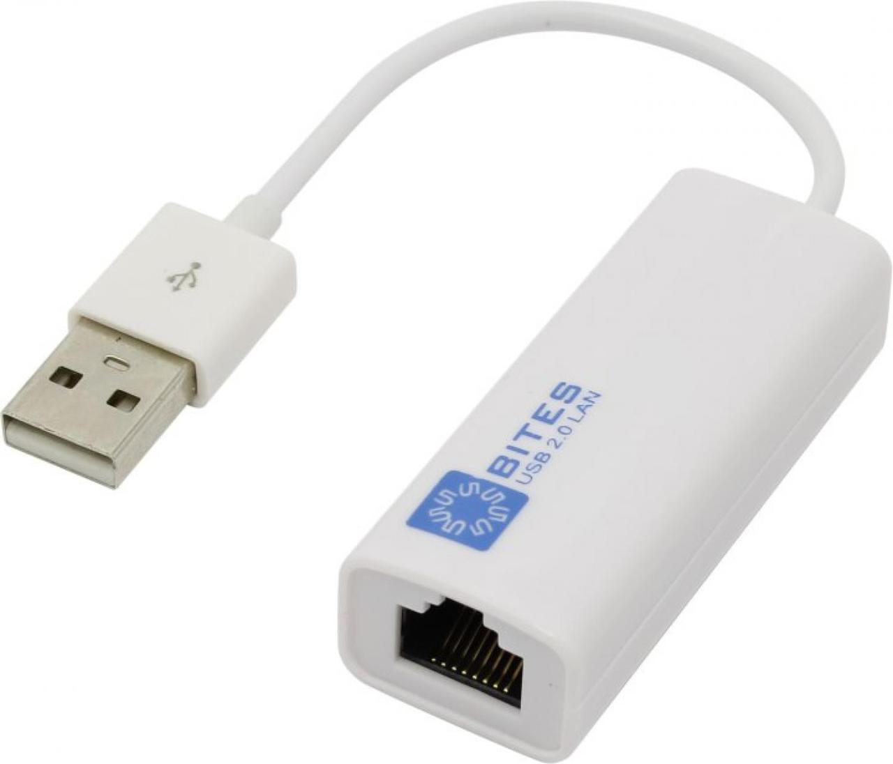 5bites UA2-45-02WH Кабель-адаптер USB2.0 -- UTP 100Mbps - фото 1 - id-p211091612
