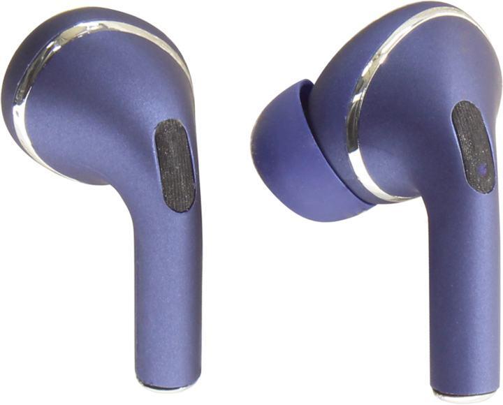 Наушники с микрофоном accesstyle Indigo II TWS Blue (Bluetooth 5.0) - фото 1 - id-p212726897