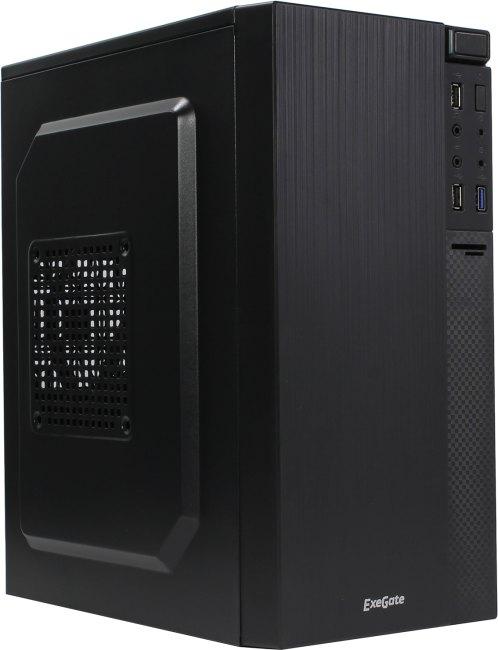 Exegate EX277805RUS Корпус Minitower BAA-104U Black, mATX, AAA400, 80mm, 2*USB+1*USB3.0, Audio - фото 1 - id-p203911247