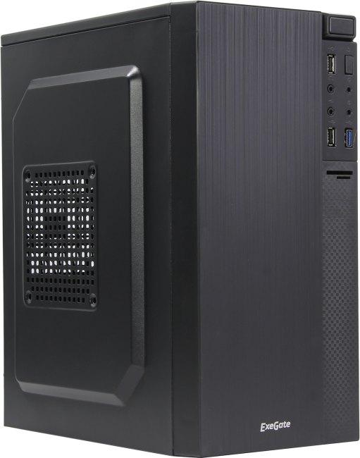 Exegate EX277806RUS Корпус Minitower BAA-104U Black, mATX, AAA450, 80mm, 2*USB+1*USB3.0, Audio - фото 1 - id-p212702849
