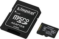 Карта памяти MicroSDXC 128Gb SDCS2/128GB Kingston Canvas Select Plus UHS-I Class10 + SD Adapter