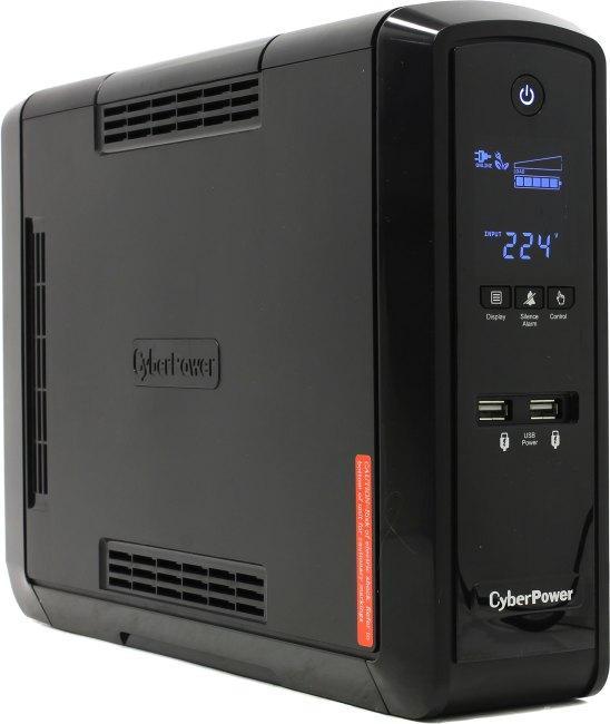 ИБП CyberPower CP1300EPFCLCD, Line-Interactive, 1300VA/780W, 6 Schuko розеток, USB, RJ11/RJ45, LCD дисплей, - фото 1 - id-p212702941