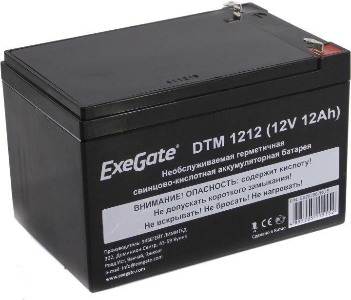 Аккумулятор Exegate DTM 1212 (12V 12Ah) для UPS EX282967RUS - фото 1 - id-p211092047