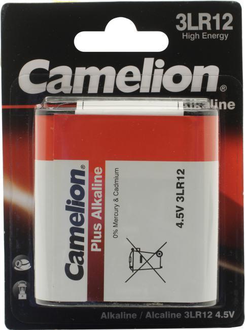 Camelion 3LR12 Plus Alkaline BL-1 (3LR12-BP1, батарейка,4.5В) - фото 1 - id-p203914238
