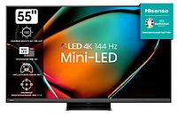 Телевизор LED Hisense 55" 55U8KQ темно-серый 4K Ultra HD 120Hz DVB-T DVB-T2 DVB-C DVB-S DVB-S2 USB WiFi Smart