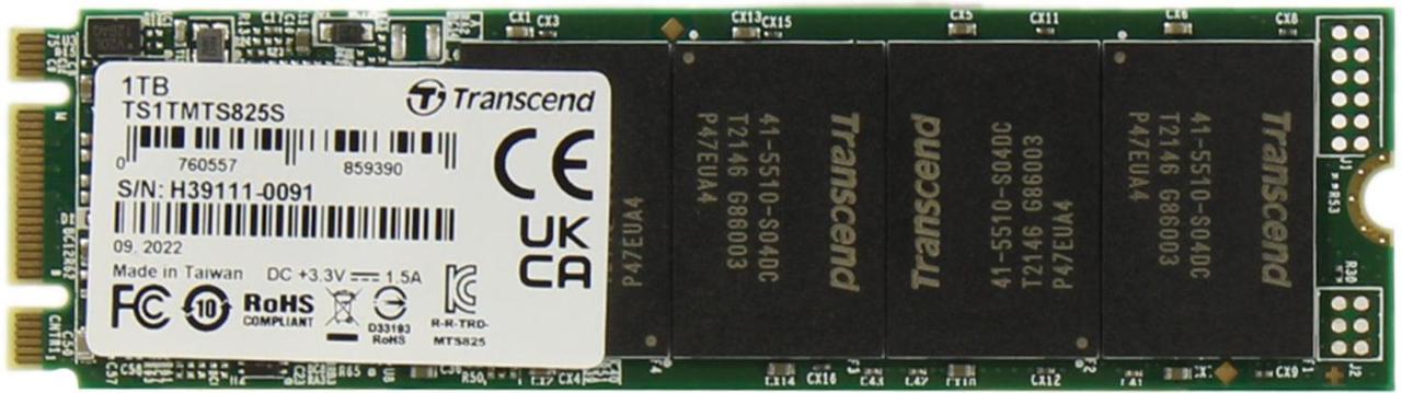 Твердотельный накопитель SSD 1 Tb M.2 2280 B&M 6Gb/s Transcend MTS825 TS1TMTS825S - фото 1 - id-p212732986