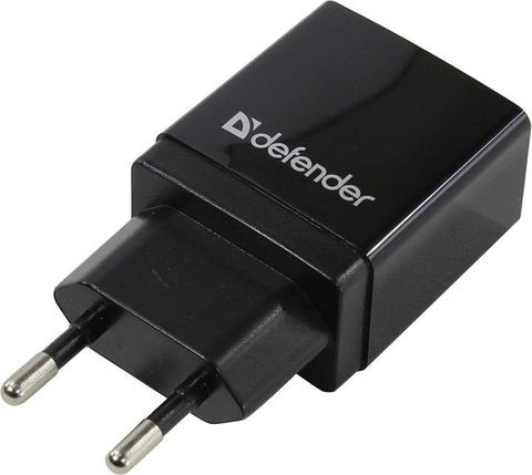 Defender EPA-10 Black 83572 Зарядное устройство USB (Вх. AC100-240V Вых. DC5V 10.5W USB), фото 2