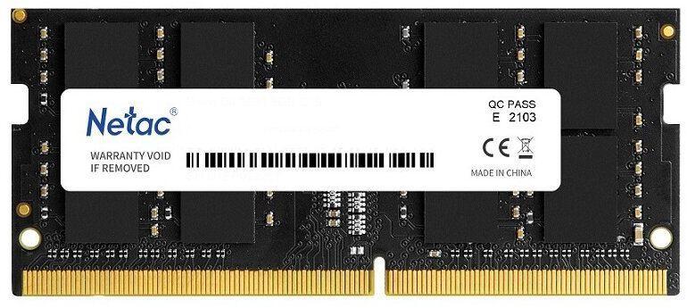 Модуль памяти Netac Basic NTBSD4N32SP-08 DDR4 SODIMM 8Gb PC4-25600 CL22 (for NoteBook) - фото 1 - id-p212721486