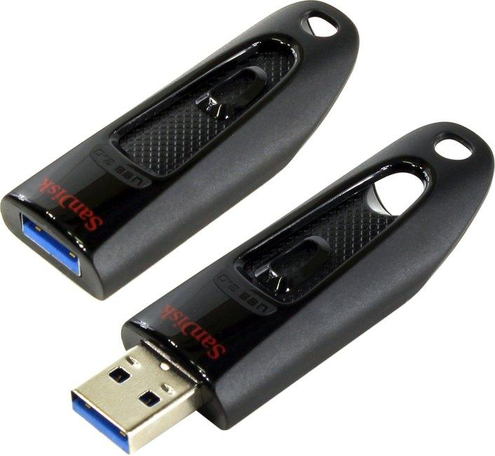 Накопитель SanDisk Ultra SDCZ48-064G-U46 USB3.0 Flash Drive 64Gb (RTL) - фото 1 - id-p204401750