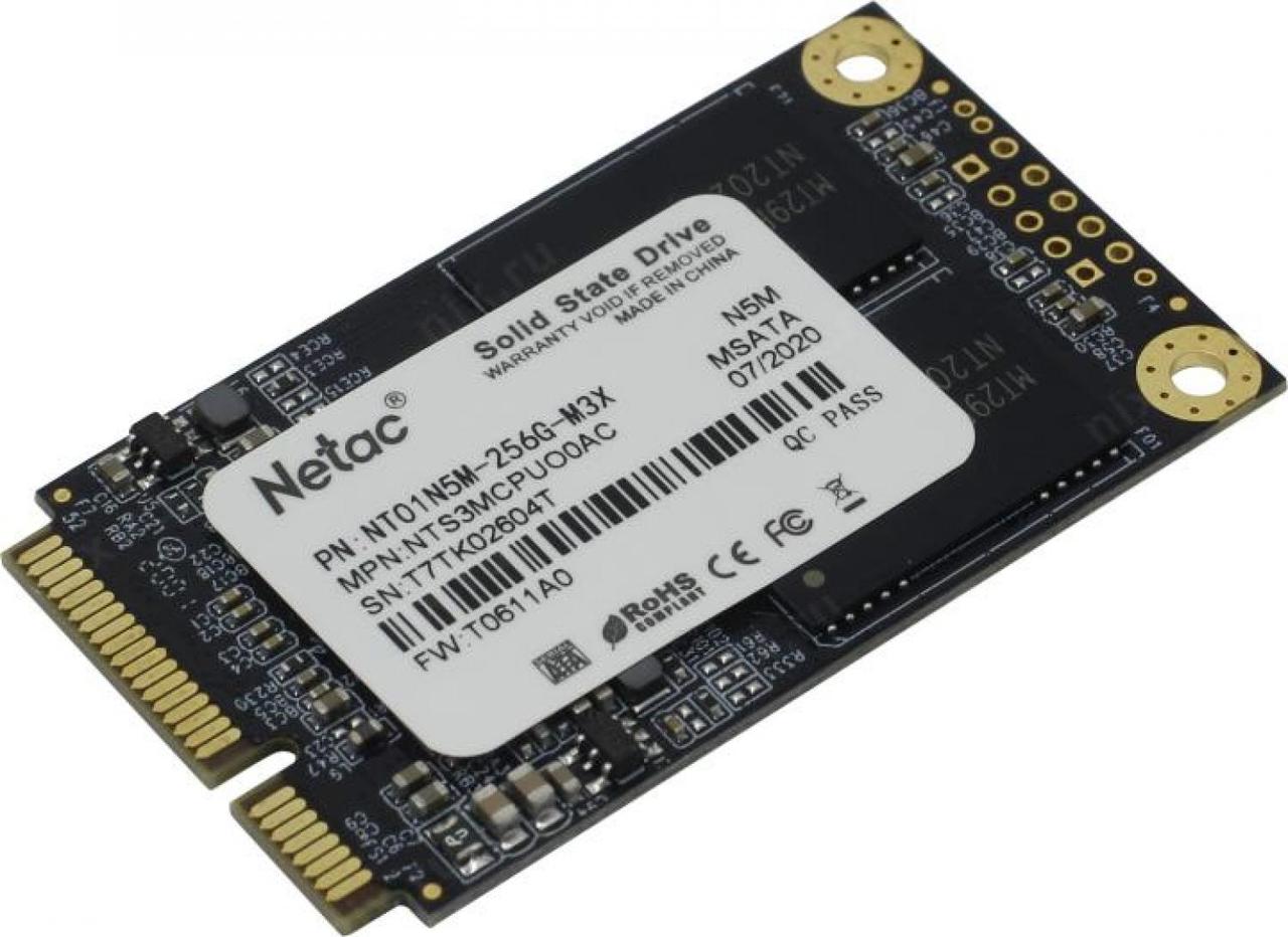 Накопитель SSD 256 Gb mSATA 6Gb/s Netac NT01N5M-256G-M3X - фото 1 - id-p212713281