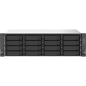 Сетевое хранилище без дисков QNAP TS-1673AU-RP-16G NAS 16 HDD trays, 2x 2.5 GbE, rackmount, 2 PSU. 4-core AMD