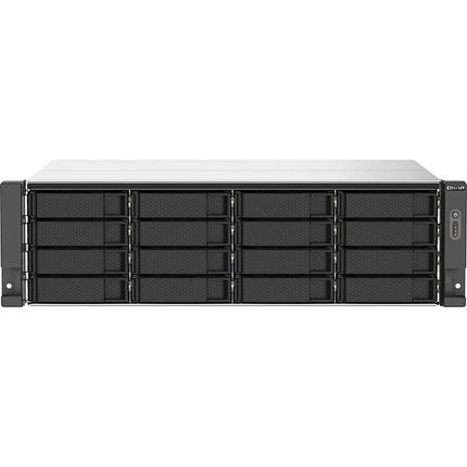Сетевое хранилище без дисков QNAP TS-1673AU-RP-16G NAS 16 HDD trays, 2x 2.5 GbE, rackmount, 2 PSU. 4-core AMD, фото 2