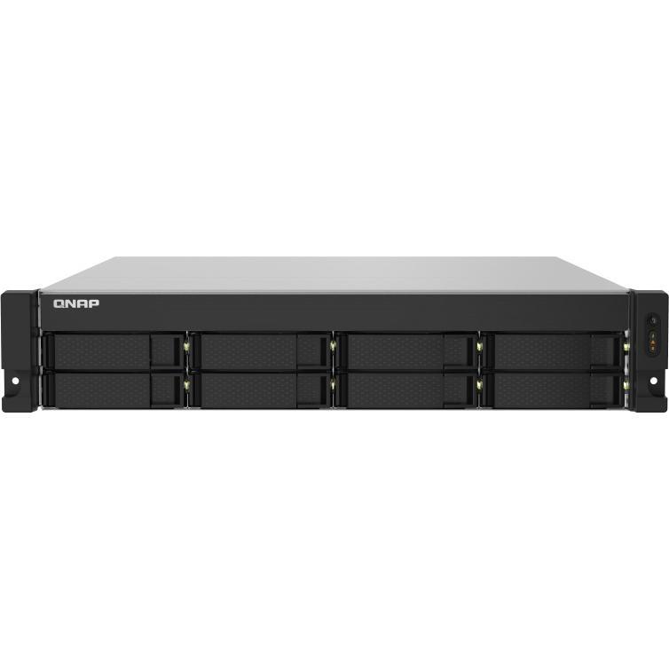 Сетевое хранилище без дисков QNAP. SMB QNAP TS-832PXU-RP-4G 8-Bay 2U rackmount NAS, AL324 quad-core 1.7 GHz,, - фото 1 - id-p214775710