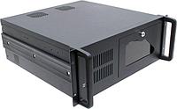 Procase B440-B-0 черный {4U глубина 450мм, внешн 2x5.25, 1x3.5, внутр 7xHDD, MB 12"x9,6", без Б/П PS2}