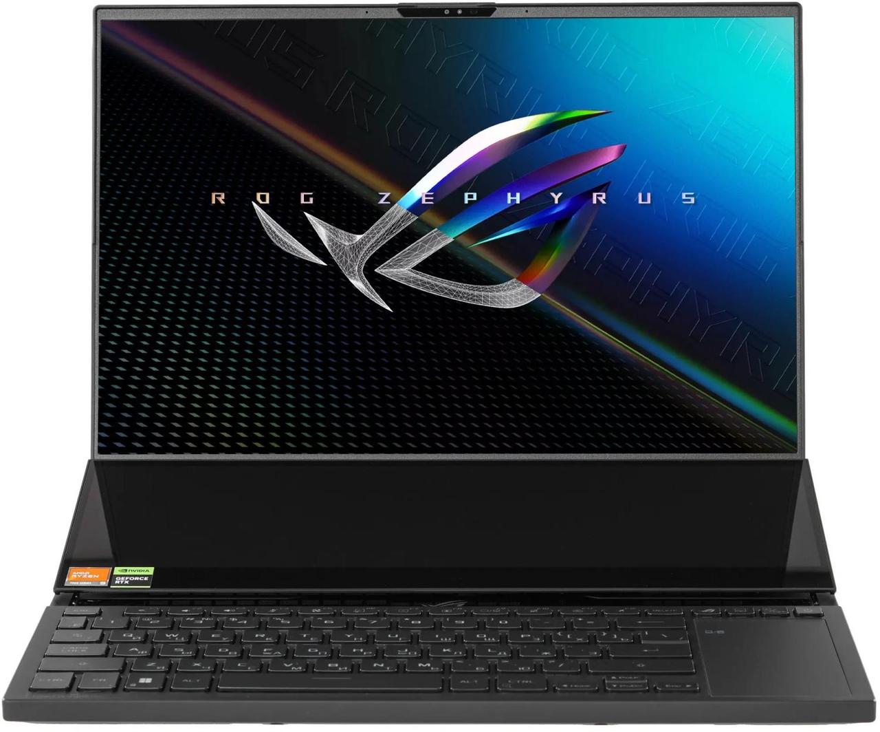 Ноутбук Asus ROG Zephyrus GX650PY-NM085W Ryzen 9 7945HX 32Gb SSD2Tb NVIDIA GeForce RTX4090 16Gb 16" IPS WQXGA - фото 1 - id-p218810849